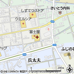 静岡銀行富士屋高洲店 ＡＴＭ周辺の地図