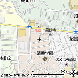 大阪府枚方市東牧野町28-24周辺の地図