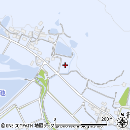 兵庫県加古川市志方町行常周辺の地図