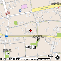 静岡県焼津市中新田周辺の地図