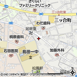 静岡県島田市三ッ合町2677周辺の地図
