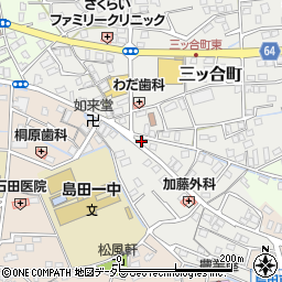 静岡県島田市三ッ合町2674周辺の地図