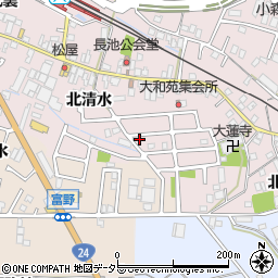 京都府城陽市長池北清水64-51周辺の地図