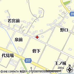 愛知県西尾市吉良町岡山砦下3-1周辺の地図
