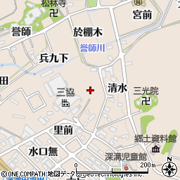 愛知県額田郡幸田町深溝丸ノ内周辺の地図