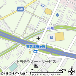 愛知県豊川市本野ケ原4丁目7周辺の地図