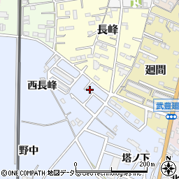 愛知県知多郡武豊町東大高西長峰50周辺の地図