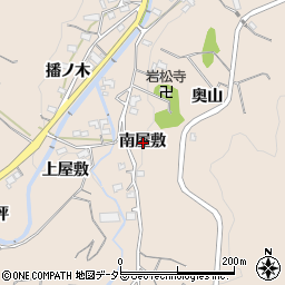 愛知県額田郡幸田町桐山南屋敷周辺の地図