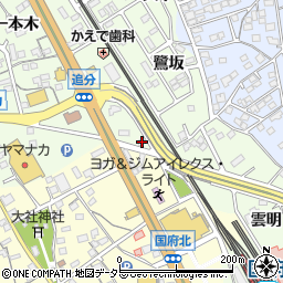 愛知県豊川市御油町鷺坂1-1周辺の地図