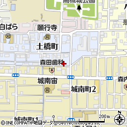 大阪府高槻市土橋町4-19周辺の地図