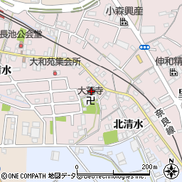 京都府城陽市長池北清水7周辺の地図