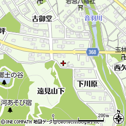 愛知県豊川市御油町下川原83周辺の地図