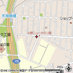 兵庫県小野市天神町80-1418周辺の地図