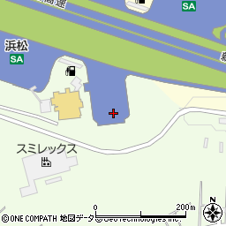新東名高速道路　浜松ＳＡ下り周辺の地図