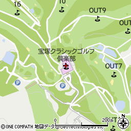 宝塚クラシックゴルフ倶楽部（スポニチＣＣ）周辺の地図