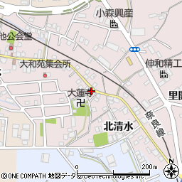 京都府城陽市長池北清水6周辺の地図
