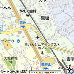 愛知県豊川市御油町鷺坂1周辺の地図