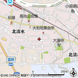 京都府城陽市長池北清水64-38周辺の地図