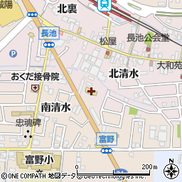 京都府城陽市長池北清水109-1周辺の地図