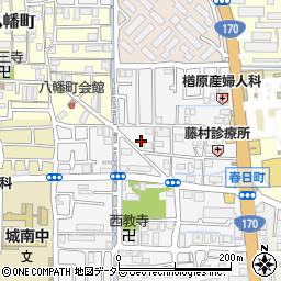 大阪府高槻市春日町4周辺の地図