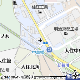 ガイア車検センター　ガイア京田辺店周辺の地図