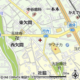 愛知県豊川市御油町堺畑周辺の地図