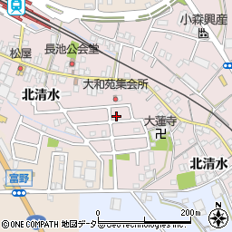 京都府城陽市長池北清水64-47周辺の地図