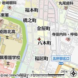 兵庫県姫路市八木町11周辺の地図