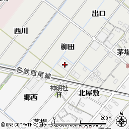 名鉄タクシー西尾営業所周辺の地図