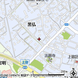 愛知県豊川市八幡町上宿25周辺の地図