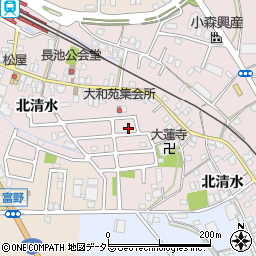 京都府城陽市長池北清水64-49周辺の地図