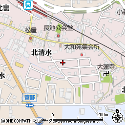 京都府城陽市長池北清水64-26周辺の地図