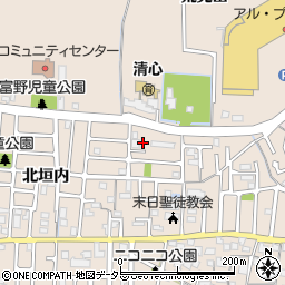 京都府城陽市富野北垣内28周辺の地図