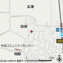 京都府城陽市枇杷庄出羽7-14周辺の地図