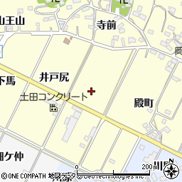 愛知県西尾市吉良町岡山（郷戸）周辺の地図
