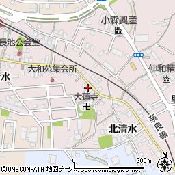 京都府城陽市長池北清水9周辺の地図