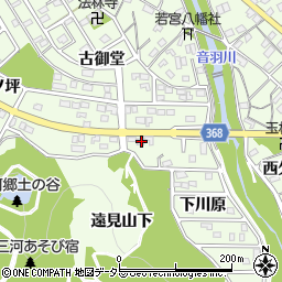 愛知県豊川市御油町下川原88周辺の地図