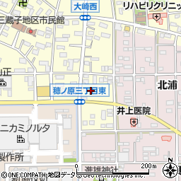 桃源亭豊川店周辺の地図