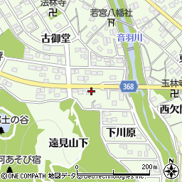 愛知県豊川市御油町下川原89周辺の地図