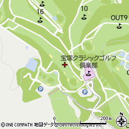 兵庫県宝塚市切畑桜小場周辺の地図