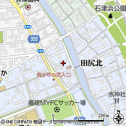 静岡県焼津市田尻北1502-10周辺の地図