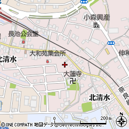 京都府城陽市長池北清水12周辺の地図