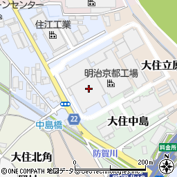 鴻池運輸株式会社　明治京都営業所周辺の地図