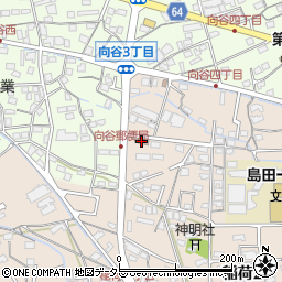 島田向谷郵便局 ＡＴＭ周辺の地図