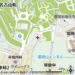 安楽院周辺の地図