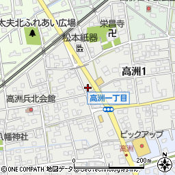静岡県藤枝市高洲882周辺の地図