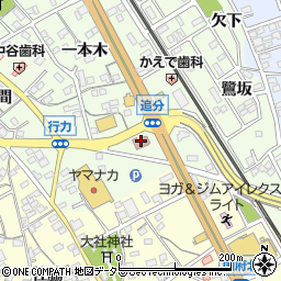 豊川市消防署西分署周辺の地図