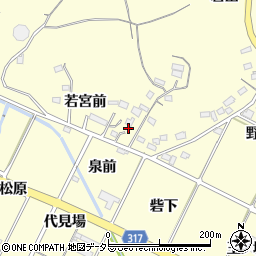 愛知県西尾市吉良町岡山若宮前55周辺の地図