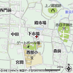 愛知県蒲郡市神ノ郷町周辺の地図