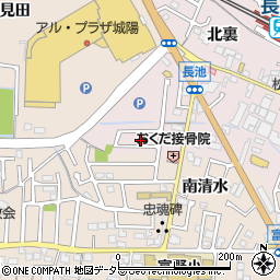 京都府城陽市長池北清水39周辺の地図